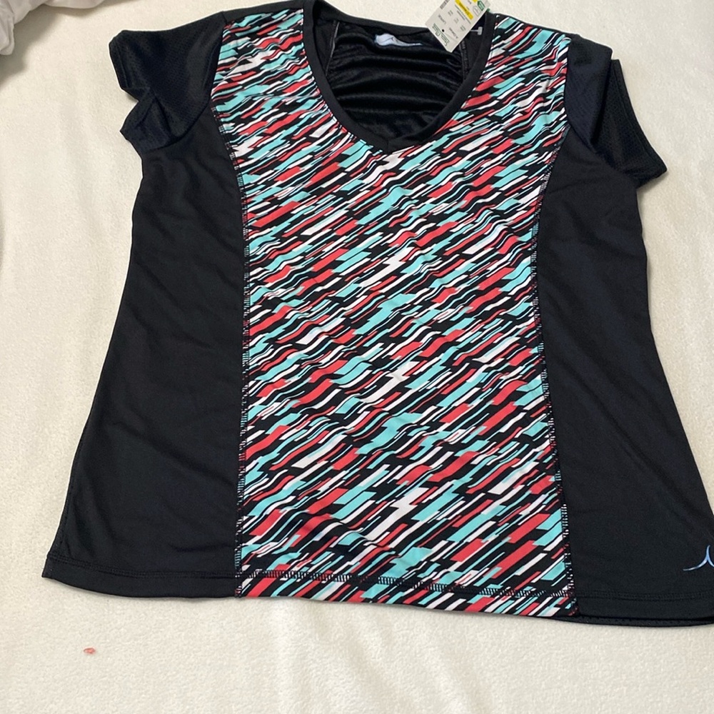 By grand slam GSX Workout top NWT cute pattern